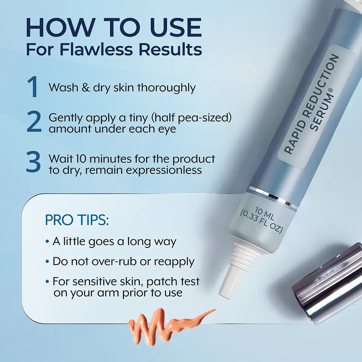 Plexaderm Rapid Reduction Serum - Visibly Reduces Under-Eye Bags & Wrinkles
